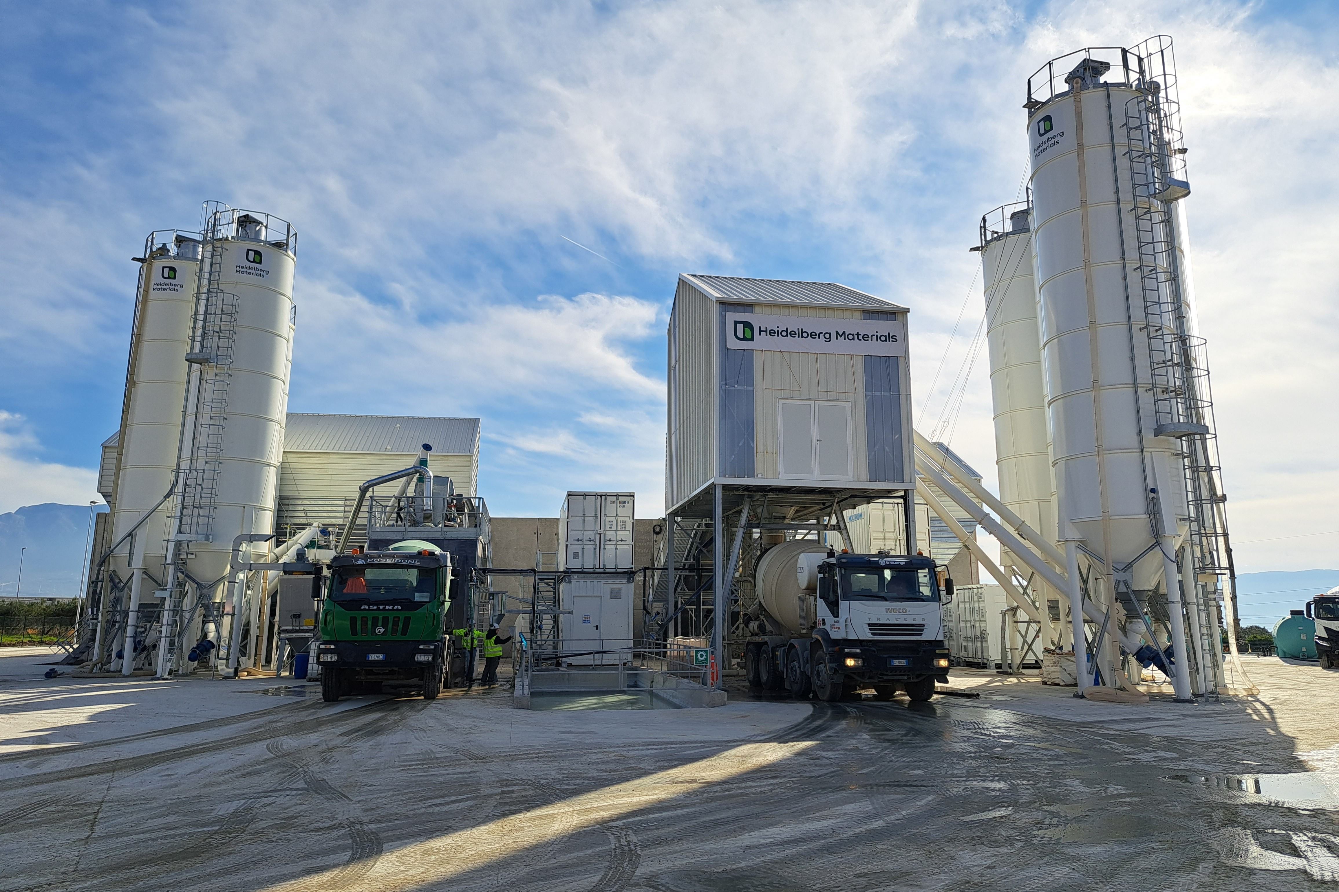 Impianto di calcestruzzo per l'AV/AC Salerno -Reggio Calabria