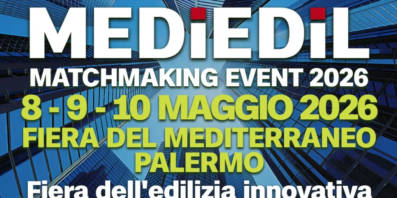 Banner MediEdil - Matchmaking event 2026 La fiera del mediterraneo a Palermo